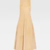 Abito Favola Abito halter in pelle scamosciata