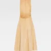 Abito Favola Abito halter in pelle scamosciata