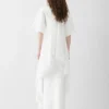 Abito in maglia Mistral Abito drappeggiato a maniche corte Abito in maglia Mistral Abito drappeggiato a maniche corte