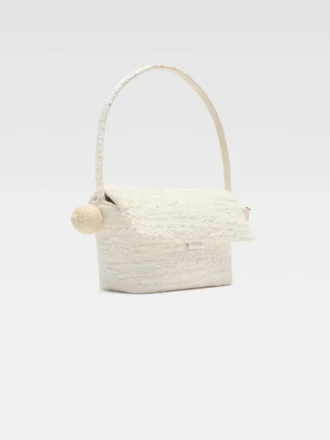 Borsa a tracolla con patta Rond Carré
