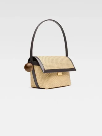 Borsa a tracolla con patta Rond Carré