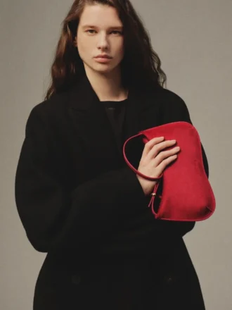 Borsa a tracolla con perline Bisou