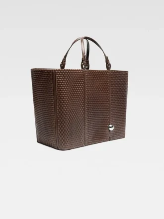 Borsa shopper orizzontale Marino Borsa tote in morbida pelle