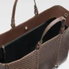 Borsa shopper orizzontale Marino Borsa tote in morbida pelle Borsa shopper orizzontale Marino Borsa tote in morbida pelle