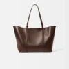 Borsa tote in morbida pelle Marino Borsa tote in morbida pelle Marino
