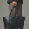 Borsa tote in morbida pelle Marino Borsa tote in morbida pelle Marino