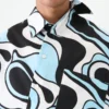 Camicia a maniche corte Pablo Camicia asimmetrica con stampa Zebra Arty