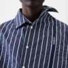 Camicia a maniche lunghe Cuadro Camicia asimmetrica a righe Business