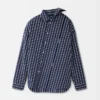Camicia a maniche lunghe Cuadro Camicia asimmetrica a righe Business