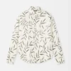 Camicia a maniche lunghe Simon Camicia con stampa fogliame Camicia a maniche lunghe Simon Camicia con stampa fogliame