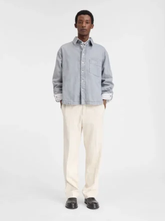 Camicia Boulanger Sopracamicia in denim a sbuffo