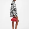 Camicia Cuadro Camicia asimmetrica con stampa Zebra Arty