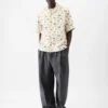 Camicia in denim Camicia bowling con stampa anatra Camicia in denim Camicia bowling con stampa anatra