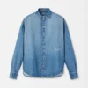 Camicia in denim Simon de-Nîmes Camicia in denim dritta Camicia in denim Simon de-Nîmes Camicia in denim dritta