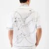 Camicia Jean Camicia da bowling con stampa Dog