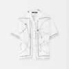 Camicia Jean Camicia da bowling con stampa Dog