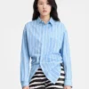 Camicia Simon Camicia jacquard a righe Camicia Simon Camicia jacquard a righe