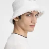 Cappello a secchiello Bacino Cappello in rafia sfrangiata
