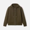 Cardigan con cappuccio in maglia piqué Cardigan con cappuccio in maglia piqué Cardigan con cappuccio in maglia piqué Cardigan con cappuccio in maglia piqué