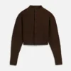 Cardigan Scala Cardigan con collo alto Cardigan Scala Cardigan con collo alto