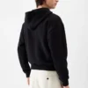 Felpa con cappuccio e zip Gros Grain Felpa con cappuccio e zip con logo Grosgrain