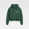 Felpa con cappuccio e zip Gros Grain Felpa con cappuccio e zip con logo Grosgrain