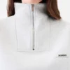 Felpa con collo alto e zip Gros Grain Felpa con zip