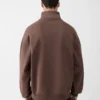 Felpa con collo alto e zip Gros Grain Felpa con zip Felpa con collo alto e zip Gros Grain Felpa con zip