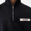 Felpa con collo alto e zip Gros Grain Felpa con zip