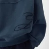 Felpa J T-shirt con monogramma ricamato