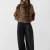 Giacca Fernando Giacca in finto leopardo