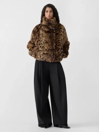 Giacca Fernando Giacca in finto leopardo