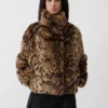 Giacca Fernando Giacca in finto leopardo
