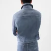 Giacca in denim Canevas de-Nîmes Giacca in denim con zip Giacca in denim Canevas de-Nîmes Giacca in denim con zip
