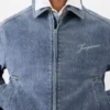 Giacca in denim Canevas de-Nîmes Giacca in denim con zip Giacca in denim Canevas de-Nîmes Giacca in denim con zip