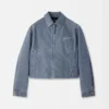 Giacca in denim Canevas de-Nîmes Giacca in denim con zip Giacca in denim Canevas de-Nîmes Giacca in denim con zip
