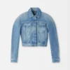 Giacca in denim Ovalo de-Nîmes Giacca in denim curvo Giacca in denim Ovalo de-Nîmes Giacca in denim curvo
