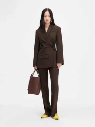 Giacca Tibau Blazer asimmetrico doppiopetto