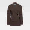 Giacca Tibau Blazer asimmetrico doppiopetto Giacca Tibau Blazer asimmetrico doppiopetto