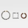 Gioielli per le orecchie Trio di ear cuff geometrici Gioielli per le orecchie Trio di ear cuff geometrici