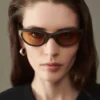 Gli occhiali da sole Curvo Occhiali da sole ovali cat-eye