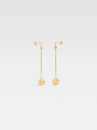 Gli orecchini Nodo Orecchini pendenti con strass Gli orecchini Nodo Orecchini pendenti con strass