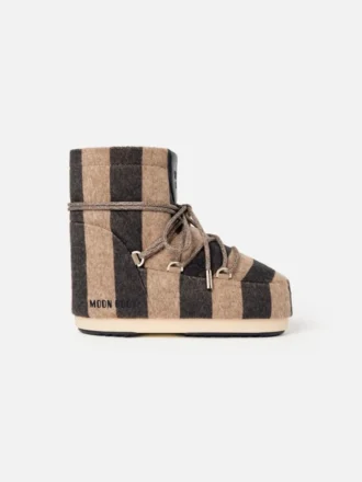 Gli stivali Icon Low a righe di Jacquemus – in collaborazione con Moon Boot
