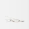 Il basso Cubisto Banane Slingback intrecciato banana