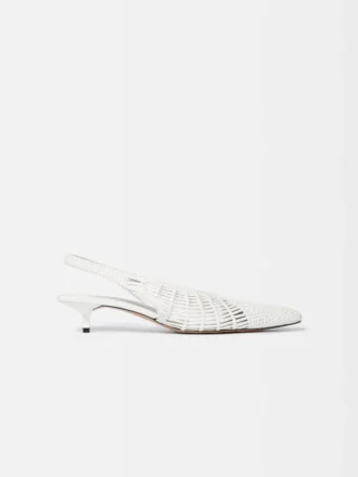 Il basso Cubisto Banane Slingback intrecciato banana
