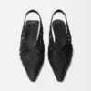 Il basso Cubisto Banane Slingback intrecciato banana