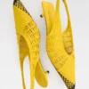 Il basso Cubisto Banane Slingback intrecciato banana