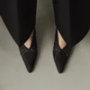 Il basso Cubisto Banane Slingback intrecciato banana