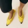Il basso Cubisto Banane Slingback intrecciato banana