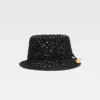 Il cappello a secchiello Spiaggia Cappello a secchiello con charm in rafia
